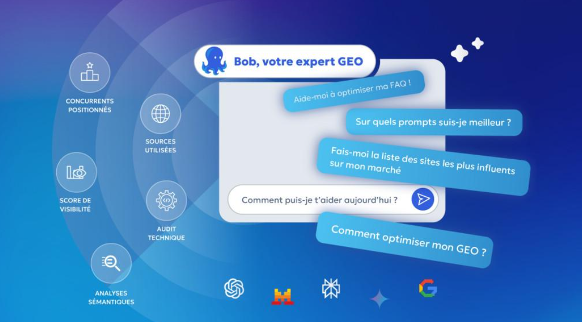 BotRank.ai lance Bob, un agent IA pour booster la visibilité des entreprises dans ChatGPT, Gemini…