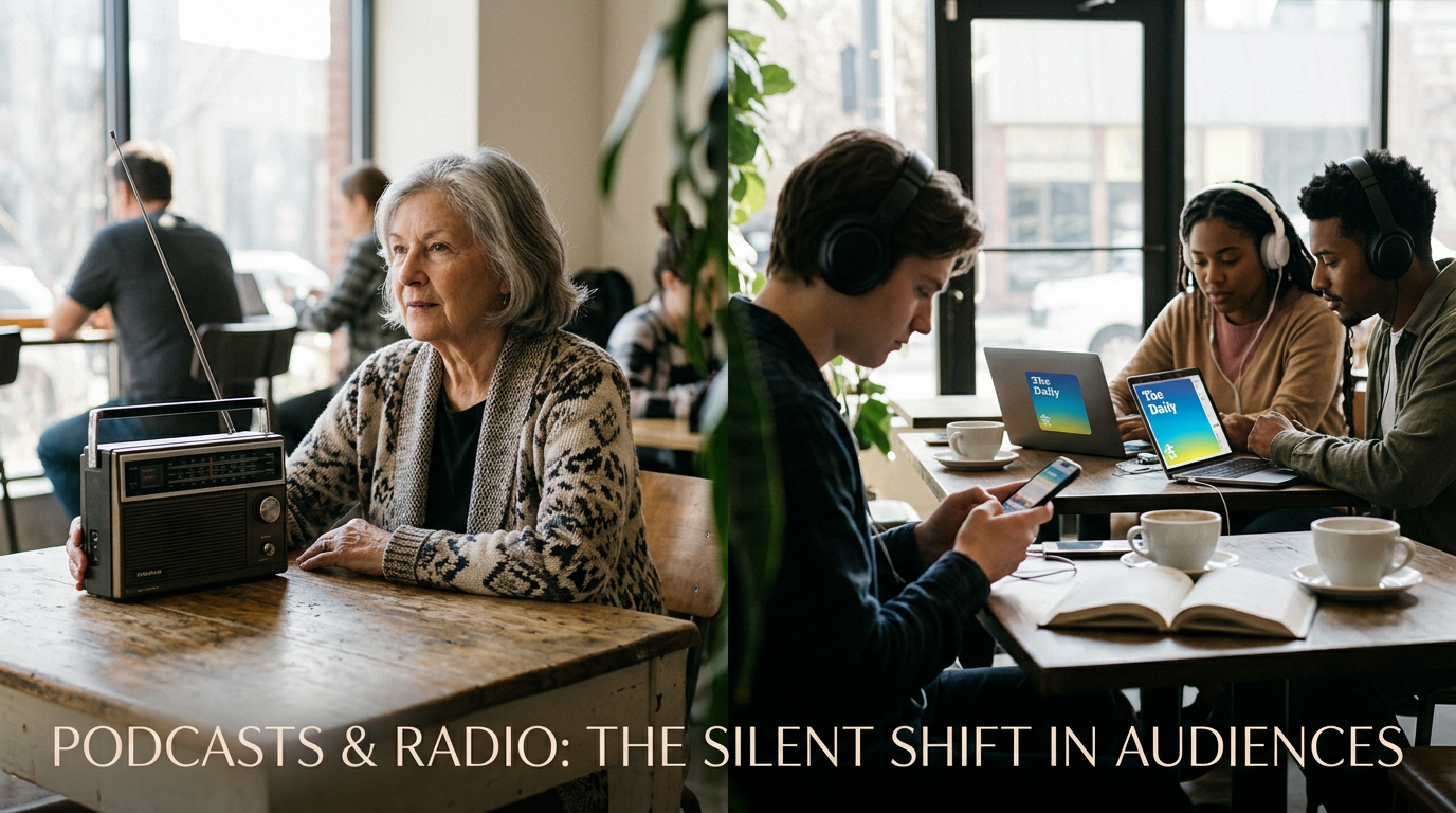 Podcast et radio : le basculement silencieux des audiences